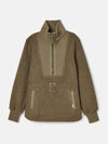 Thurlston Khaki Green Borg Fleece