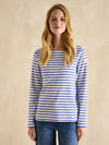 Harbour Blue/White Boat Neck Breton Top