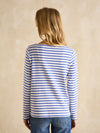 Harbour Blue/White Boat Neck Breton Top