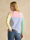 Harbour Multi Hotchpotch Boat Neck Breton Top