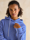 Marlston Blue Striped Slim Fit Hoodie