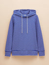 Marlston Blue Striped Slim Fit Hoodie