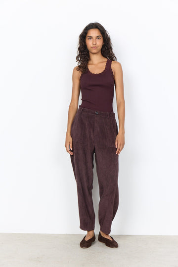 SC-BINDI 20-C Pants Dark plum