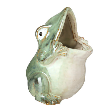Porcelain Frog Pot