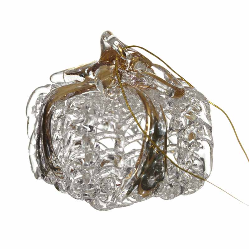 Hanging Glass Ornaments Set 6 Tree Deco