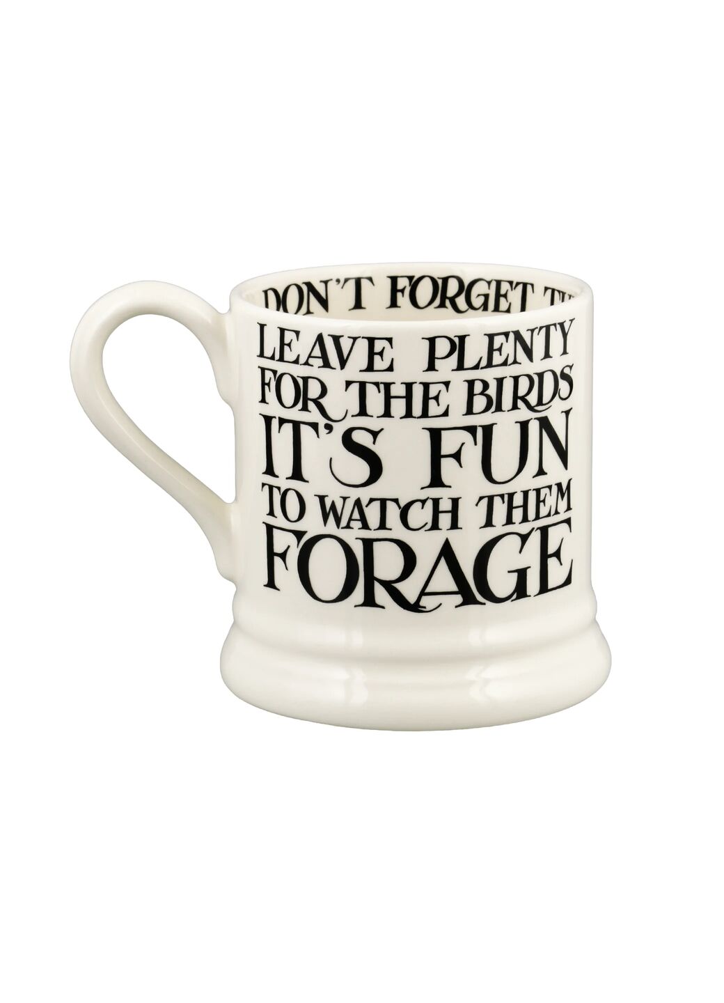 Black Toast Blackberry 1/2 Pint Mug
