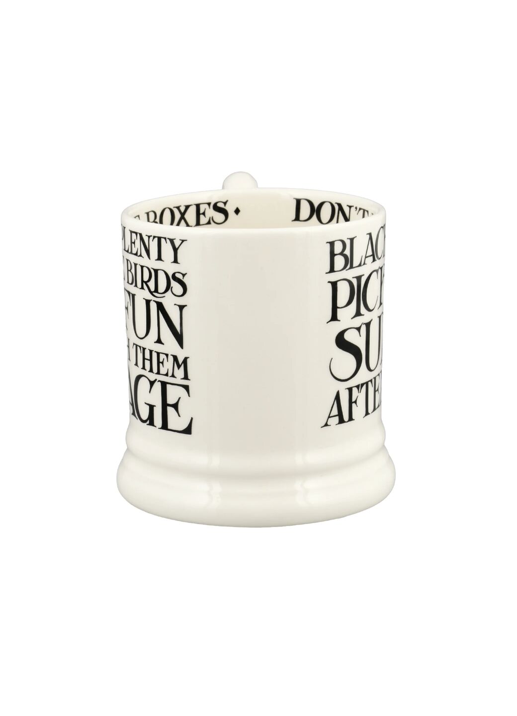 Black Toast Blackberry 1/2 Pint Mug