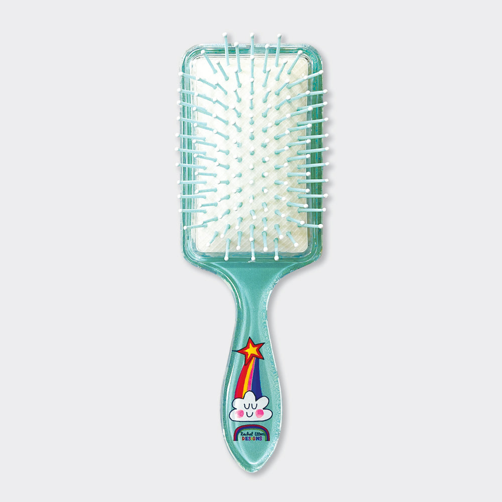 Blue Unicorn Children's Hairbrush With Sparkles