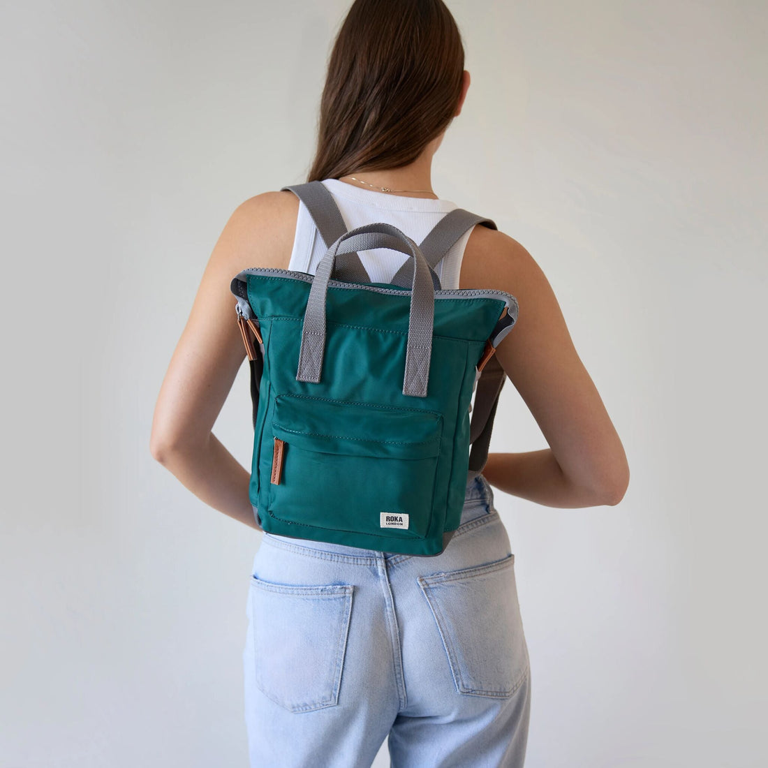 Bantry Backpack Small Recycled Nylon - Teal