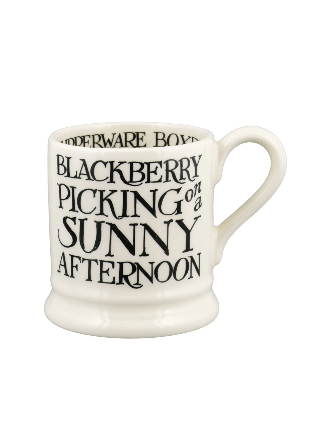 Black Toast Blackberry 1/2 Pint Mug