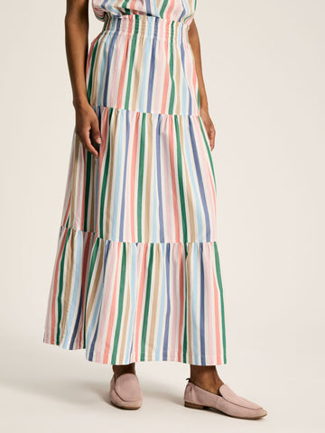 Cynthia Stripe Tiered Co-ord Skirt