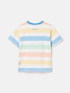 Laundered Stripe Multi Short Sleeve T-Shirt