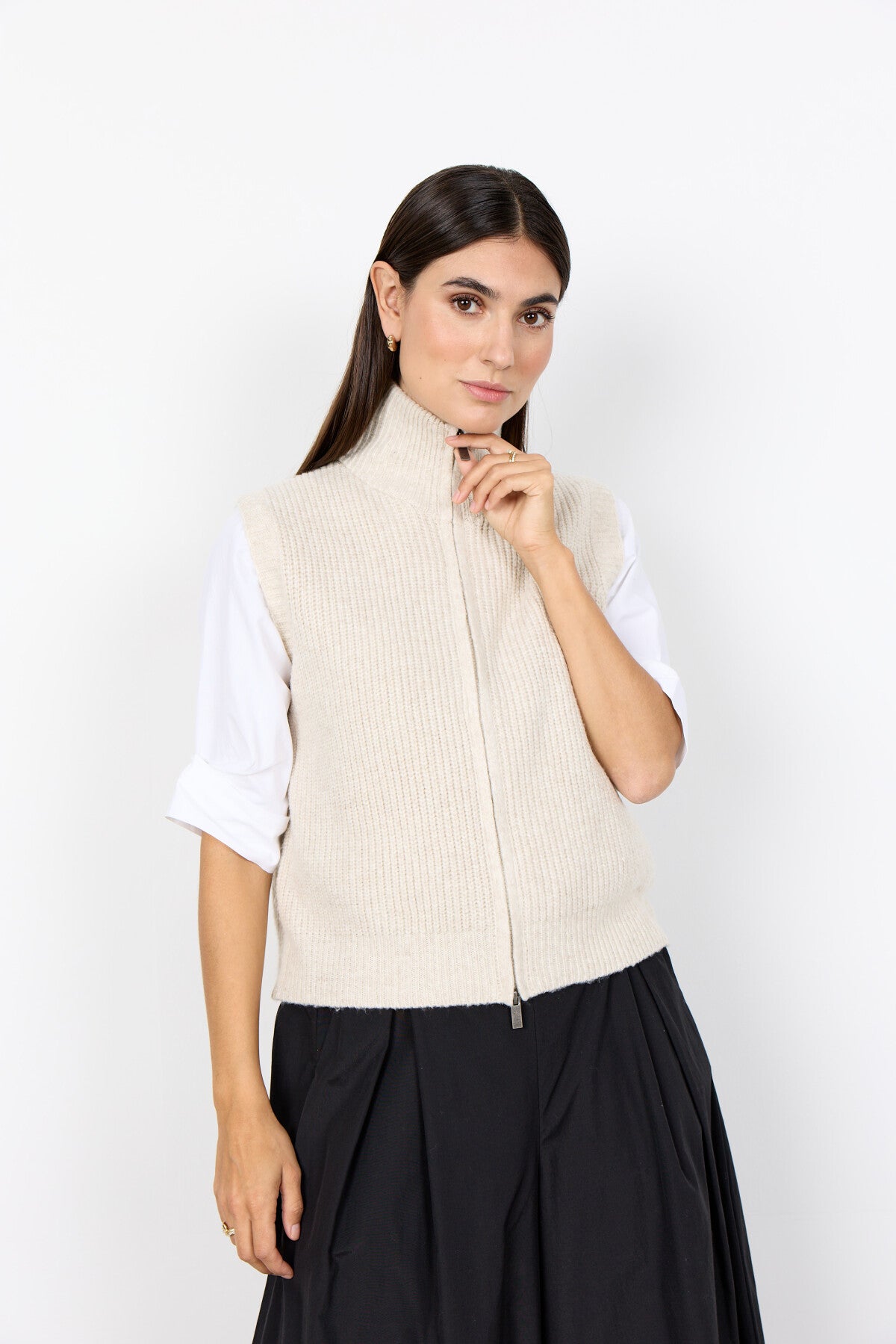 SC-GITH 1 Waistcoat Cream
