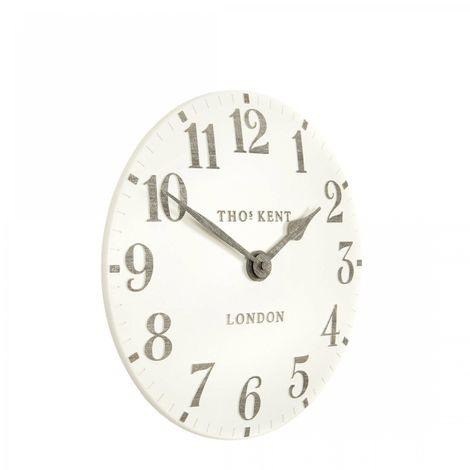 Arabic Wall Clock - Limestone - 12" - RUTHERFORD & Co