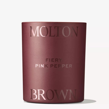 Fiery Pink Pepper Scented Candle Limited Edition Design 190g
