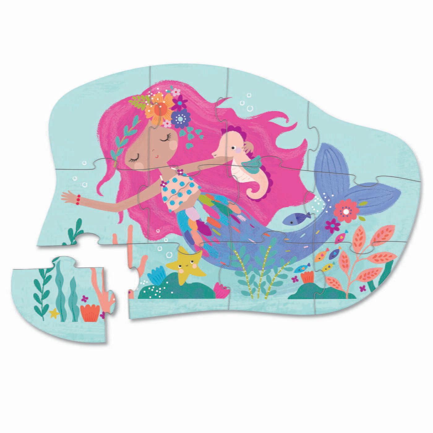 Crocodile Creek 12 Piece Mini Puzzle - Mermaid Dreams - RUTHERFORD & Co