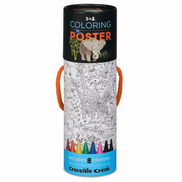 Crocodile Creek Colouring Poster - Jungle - RUTHERFORD & Co