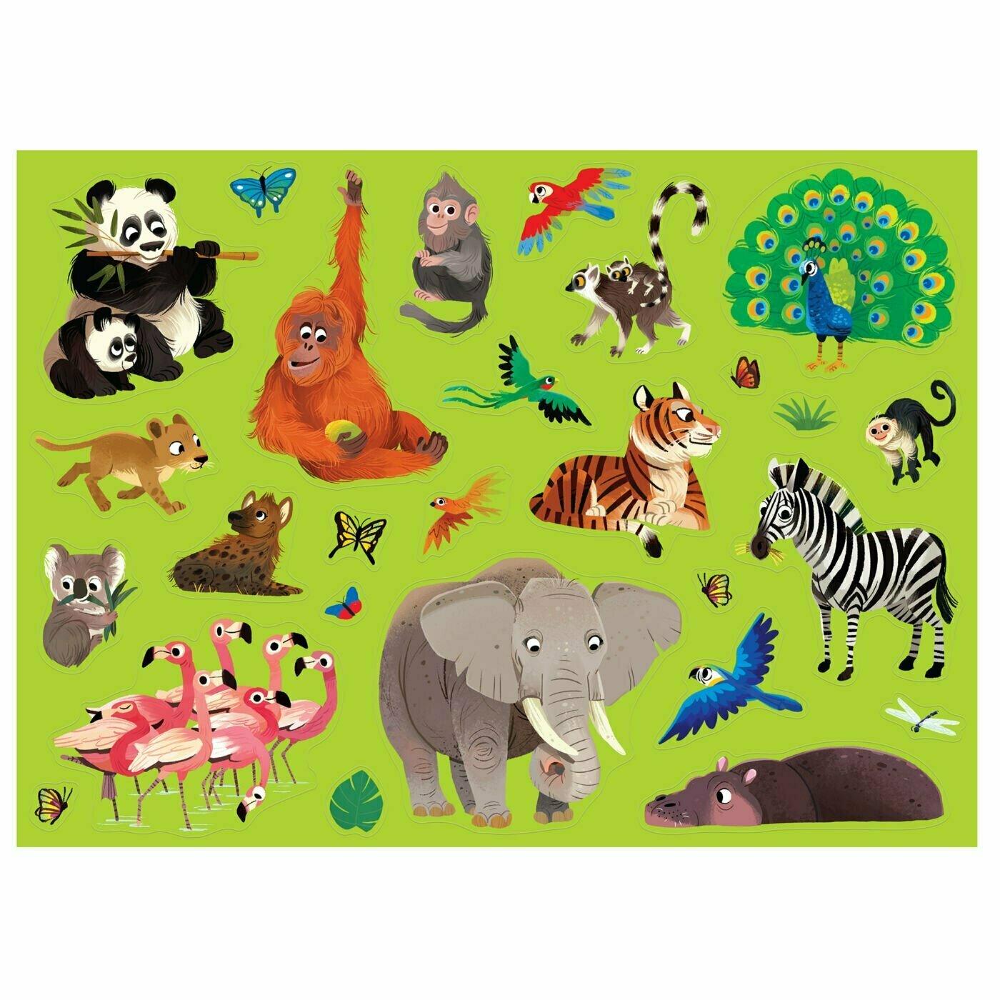 Crocodile Creek Colouring Poster - Jungle - RUTHERFORD & Co