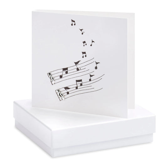 Boxed Musical Earring Card