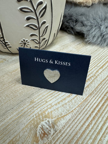 Hugs And Kisses Luxe Carded Charm