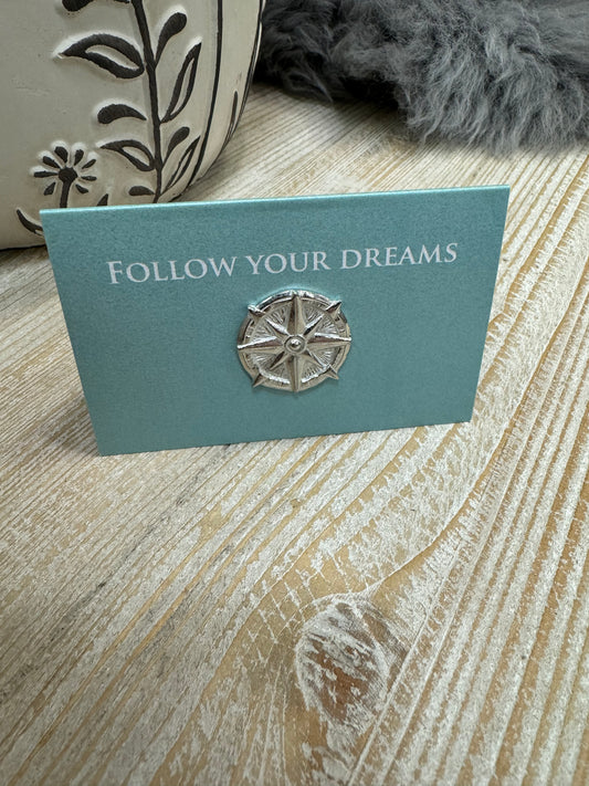 Follow Your Dreams Luxe Carded Charm