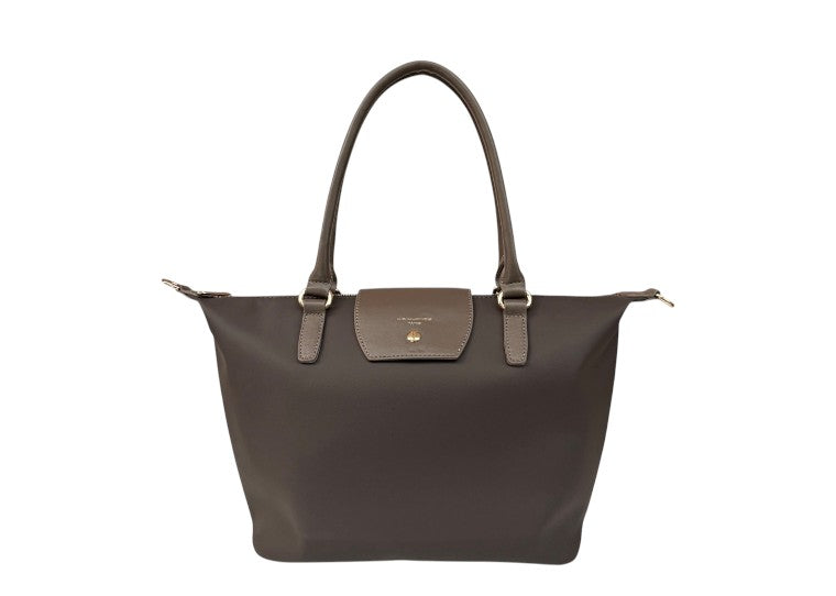 David Jones Medium Tab Over Tote - Hot Chocolate