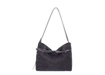 David Jones Weave Long Shoulder - Black