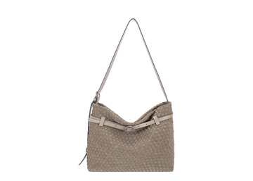 David Jones Weave Long Shoulder - Warm Grey Sand