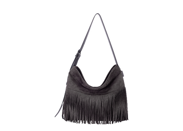 David Jones Fringe Slouchy Shoulder - Black