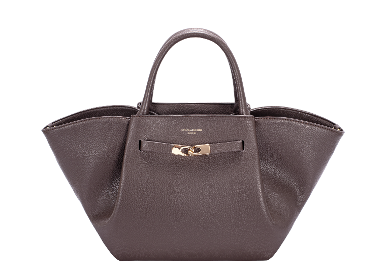 David Jones Wing Detail Grab - Sandalwood Brown