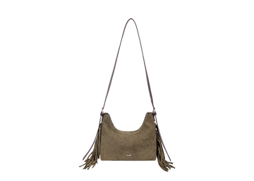 David Jones Fringe Long Shoulder - Mist Moss