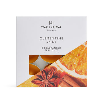 Wax Lyrical 9 Tealights Clementine Spice