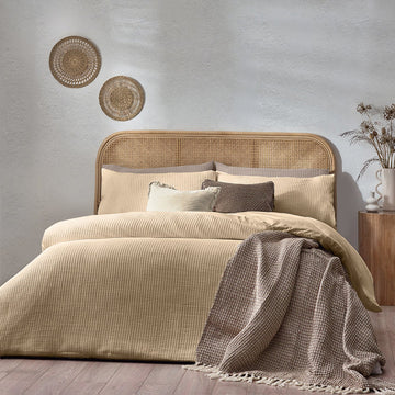 Chunky Waffle Duvet Cover Set