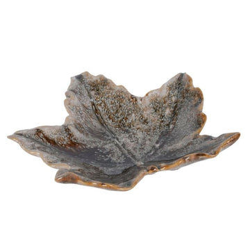 Slip Glaze Maple Leaf
