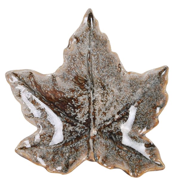 Slip Glaze Maple Leaf