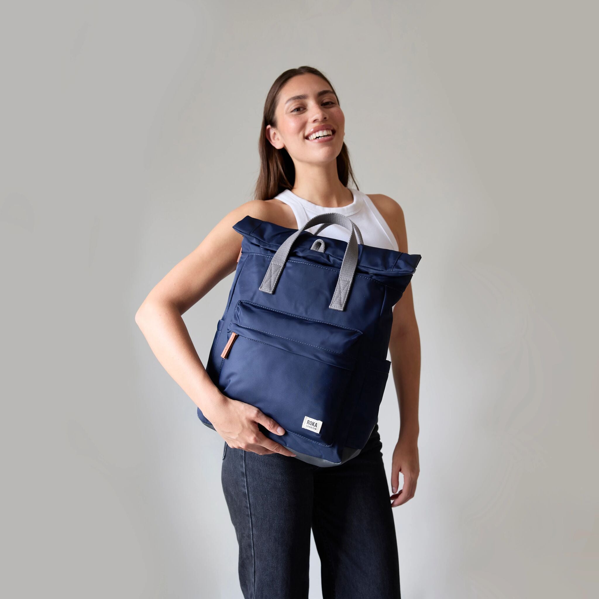 Canfield Roll Top Backpack Medium Recycled Nylon