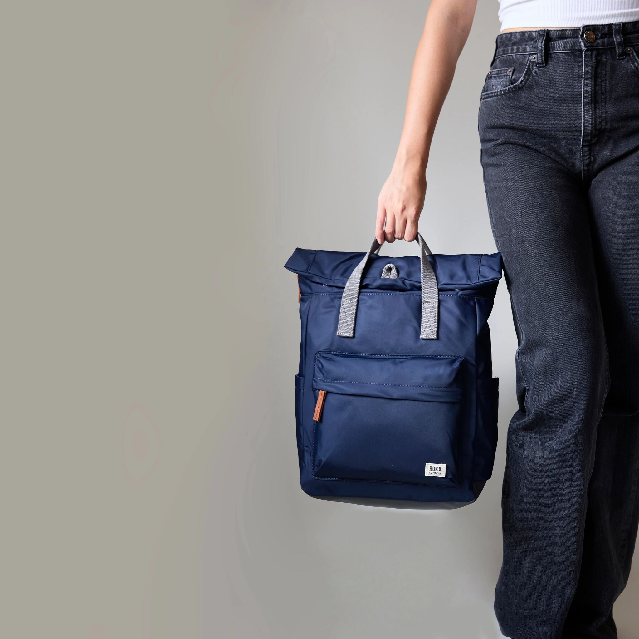Canfield Roll Top Backpack Medium Recycled Nylon Ripstop