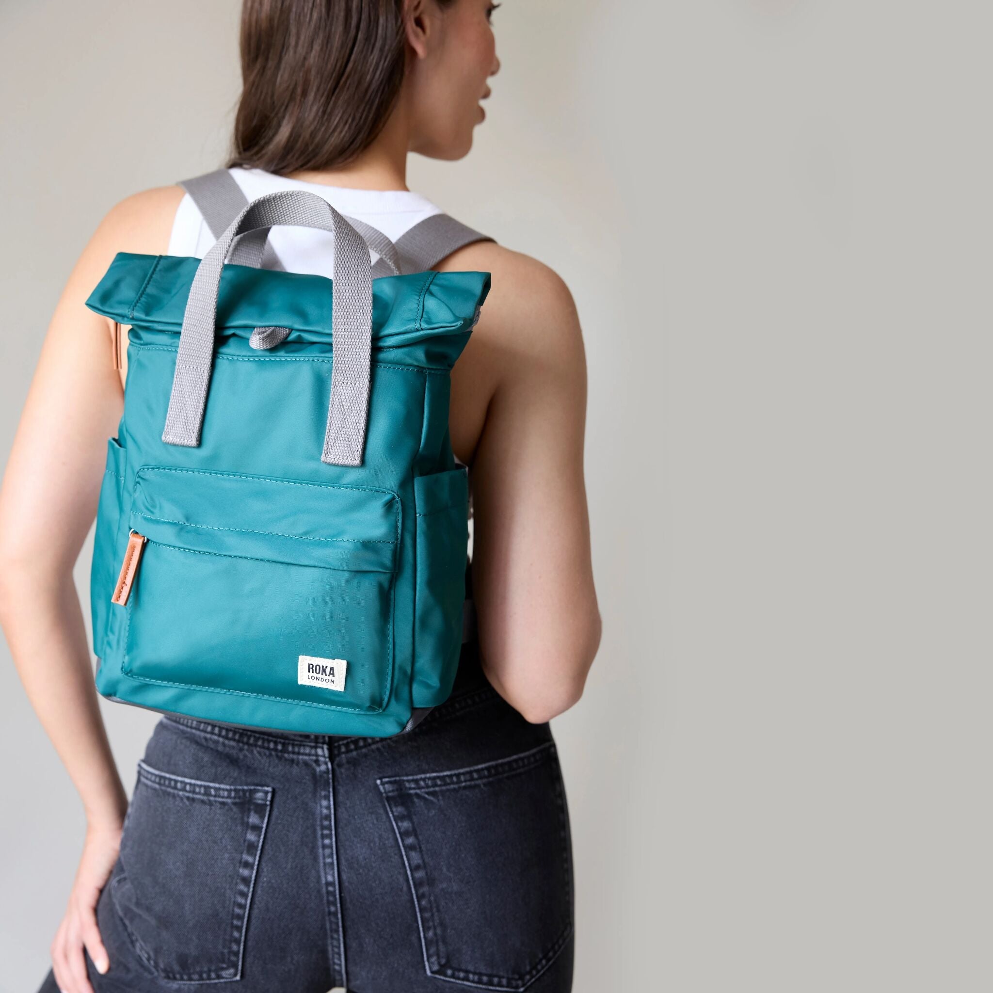 Canfield Roll Top Backpack Medium Recycled Nylon