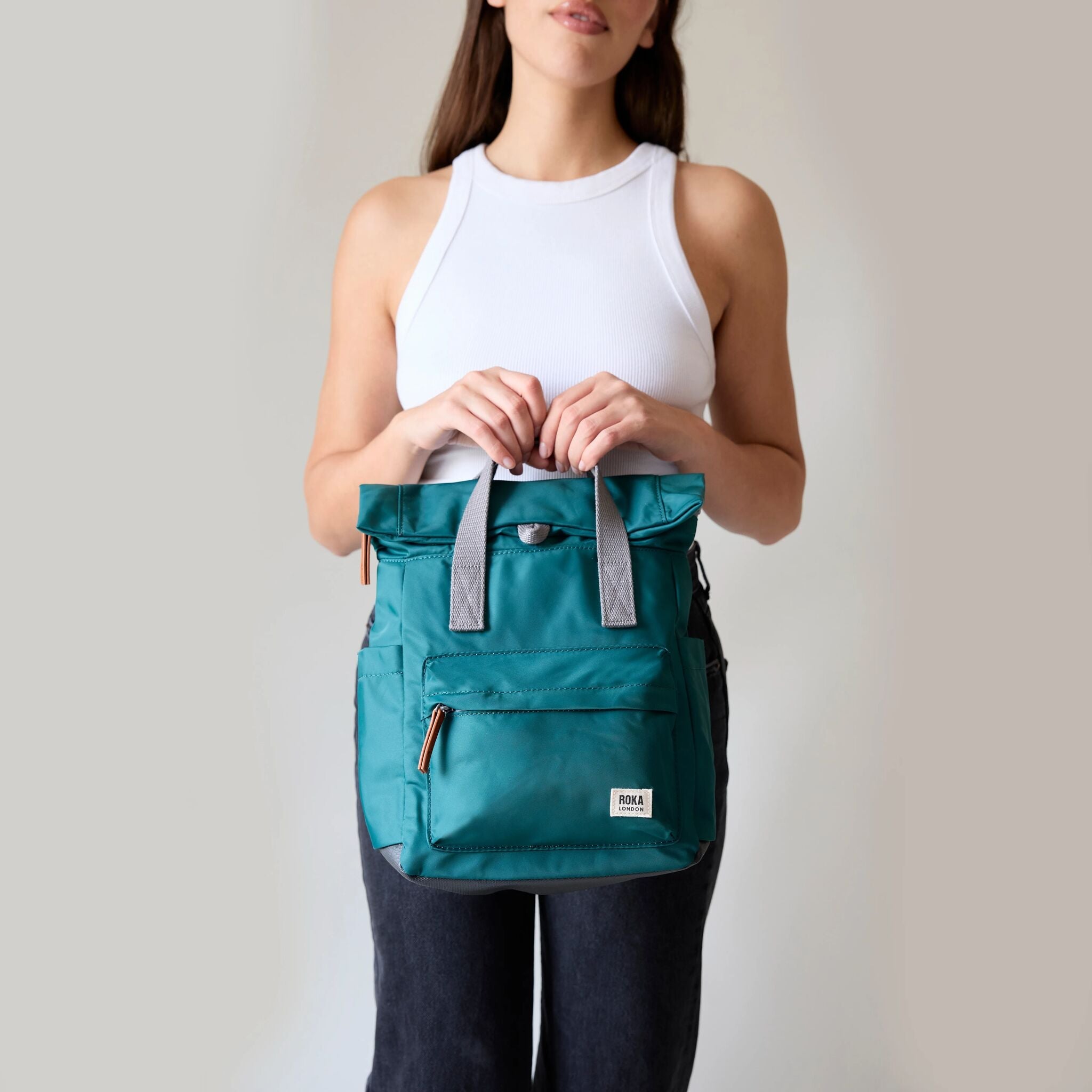 Canfield Roll Top Backpack Medium Recycled Nylon
