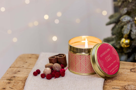 Cosy Vibes -  Scented Candle Tin (soy wax)