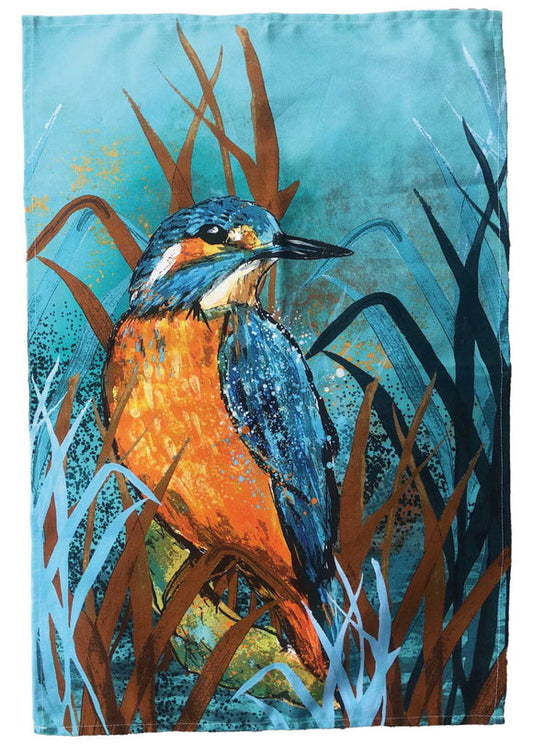 Kingfisher Tea Towel