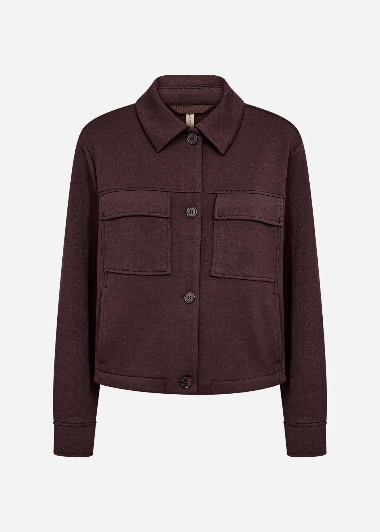 SC-BANU 337 Cardigan Dark plum