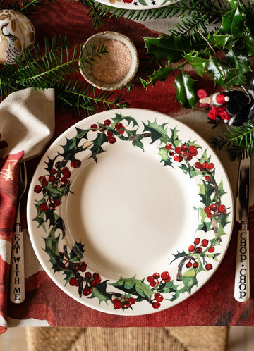 Holly Large Dinner Plate, 10.5 Inch