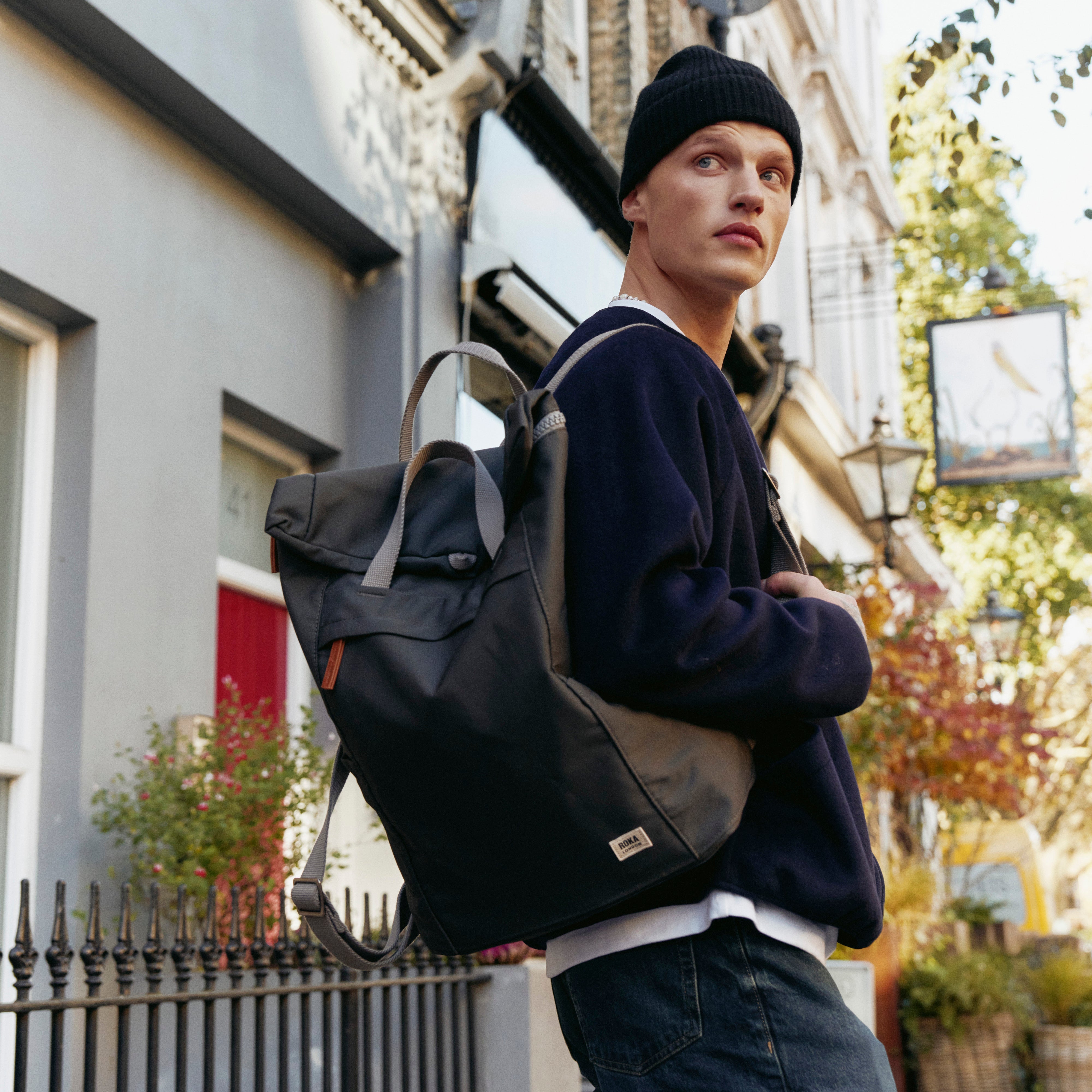 Finchley Backpack Medium Recycled Canvas