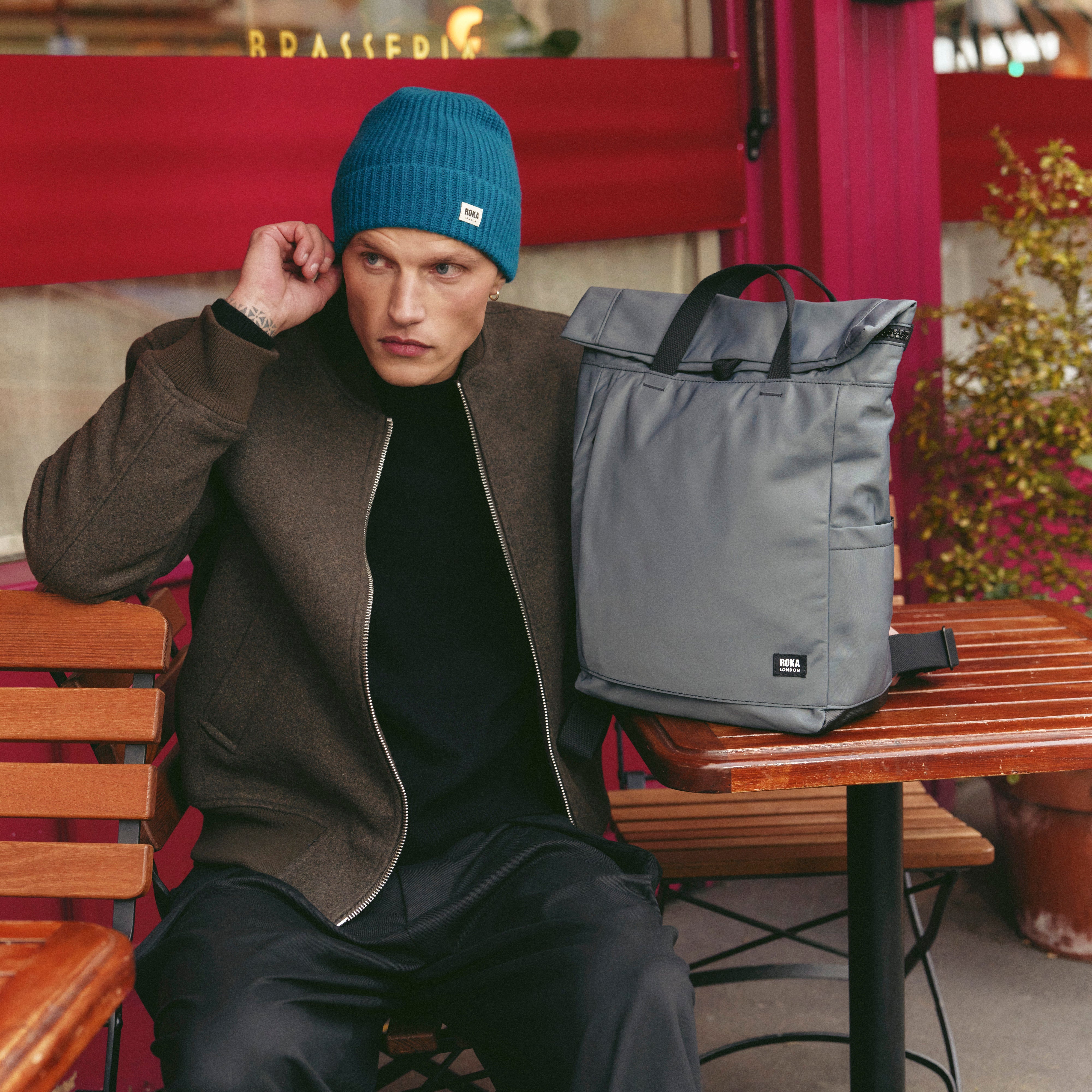 Black Label Camden J Backpack Medium Recycled Nylon