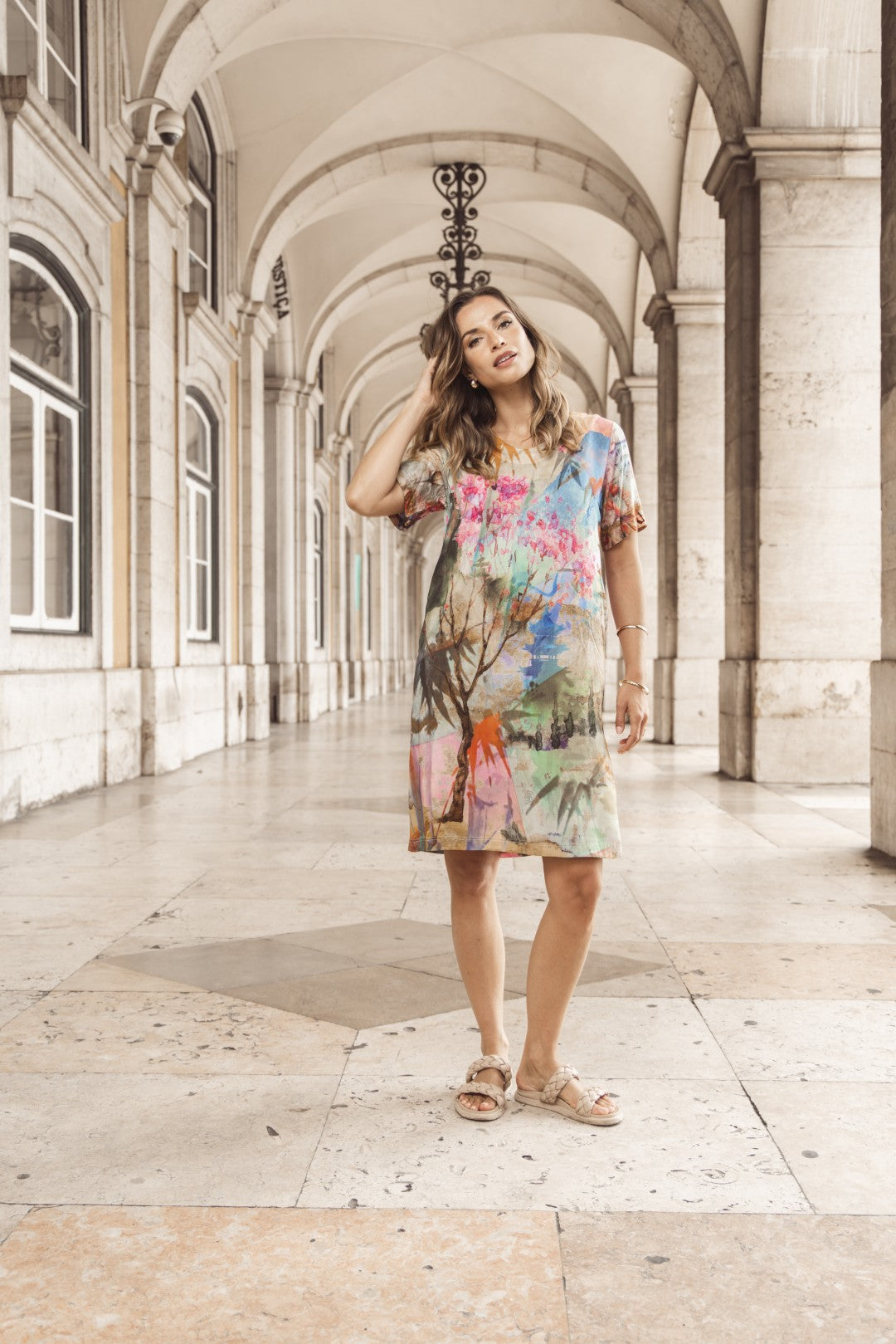 Digital Shift Dress Scenic