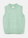 Holly Green Regular Fit Knitted Vest