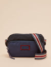 Marlow Navy Nylon Cross Body Bag