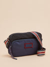 Marlow Navy Nylon Cross Body Bag