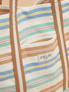 Promenade Stripe Canvas Beach Bag